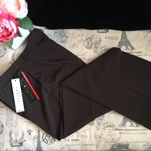 NWT- Tribal Petites Dark Brown Dress Pants - Sz 4P